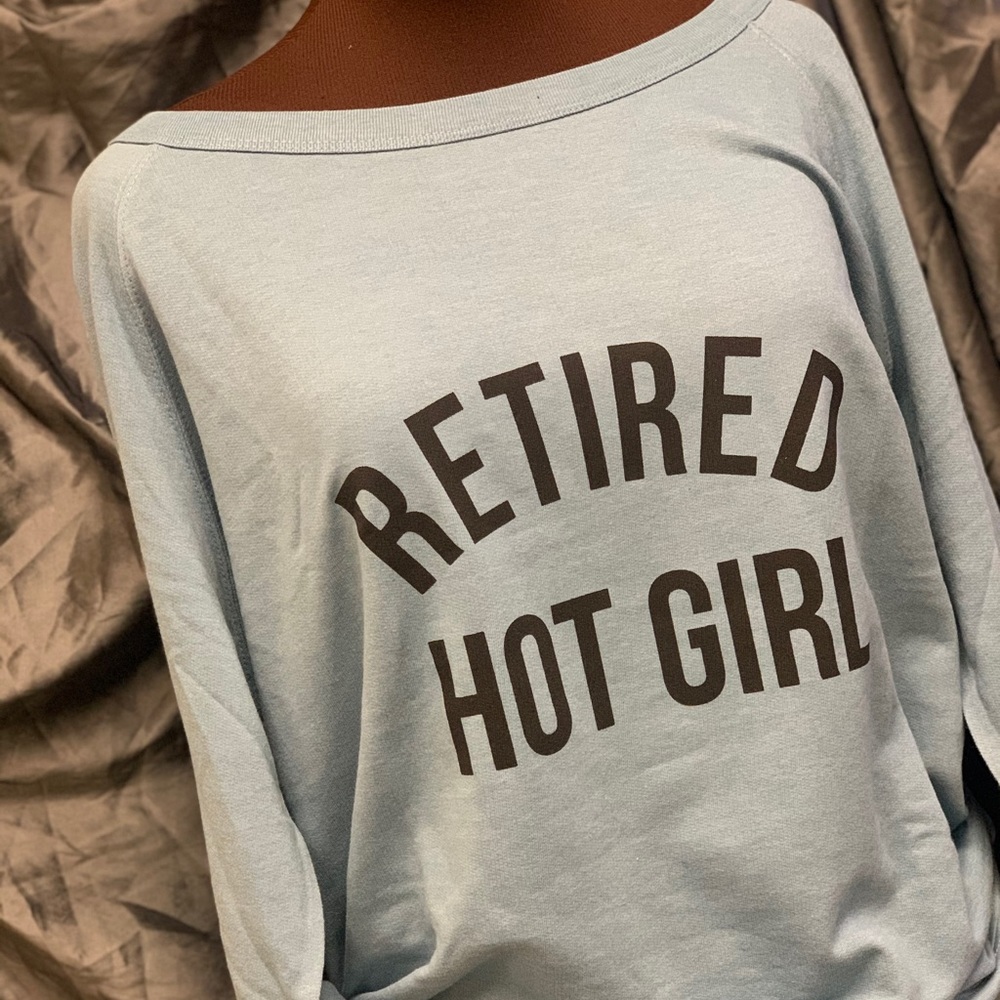 RETIRED HOT GIRL sweatshirt